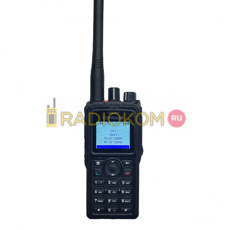 Профессиональная портативная радиостанция Comrade R4800 VHF DMR