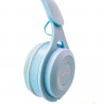Наушники беспроводные TurboSky WH-02 BLUE. Гарнитура bluetooth TurboSky TurboSky WH-02 BLUE. Наушники накладные голубые.